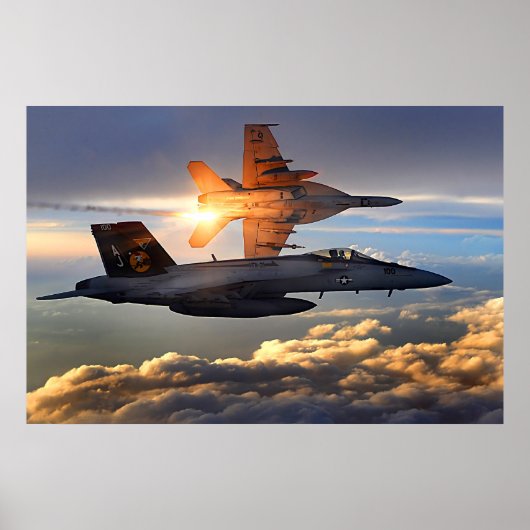 F18's vrijmakende vlammen poster (Voorkant)
