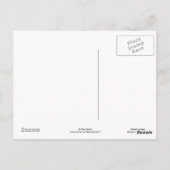 F19 Paarse Wildflowers Dame's Rocket Briefkaart (Achterkant)