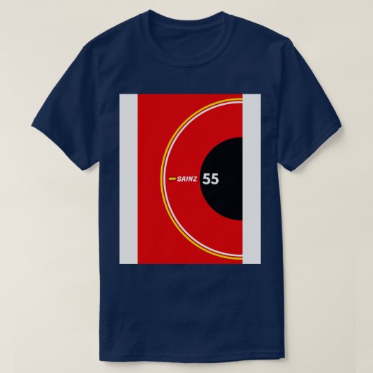 F1 2024 55 Sainz TShirt (Design voorkant)