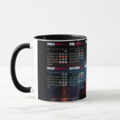 F1 2026 Calendar Mug Mok (Links)