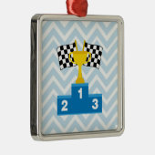 F1 Autoraciëntrofie en ranking op Chevron Metalen Ornament (Rechts)