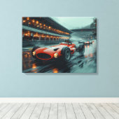 F1 Dreams 001 - Stretched Canvas Print (Insitu (Houten vloer))