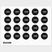F1 Grid Namen Max Verstappen Ronde Sticker (Vel)