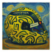 F1 Lando Helmet Perfect Poster (Voorkant)