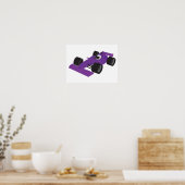 F1 Race Car Poster (Keuken)