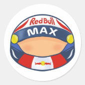F1 Sticker RedBull Max Verstappen Formule 1 Grand (Voorkant)