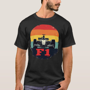 F1 Vorm, kleur zonsondergang, f1 masker T-shirt