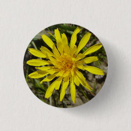 F21 Gele wilde bloem met een pijlstoot Ronde Button 3,2 Cm