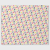 F22 C17 KC135 in Rood Gouden Geel en Zwart Cadeaupapier (Vlak)