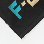 F22 Raptor Amerikaanse patriottische jager 4e van Fleece Deken (Hoek)