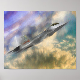 F22 RAPTOR-JETS OVER AMERIKA POSTER