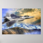 F22 RAPTOR-JETS OVER AMERIKA POSTER (Voorkant)