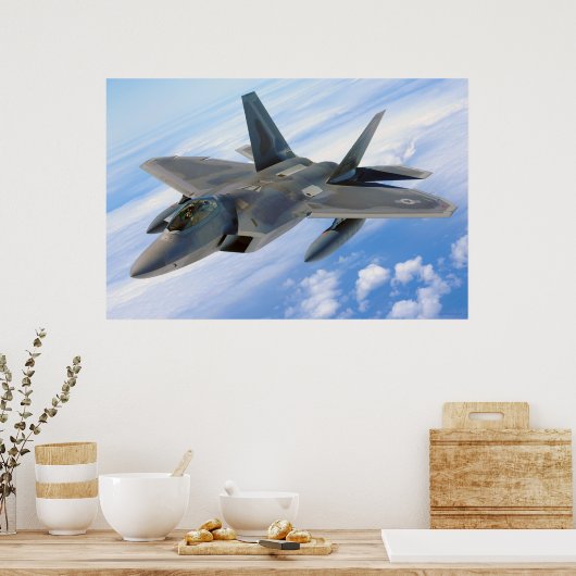 F22 Raptor Poster (Keuken)