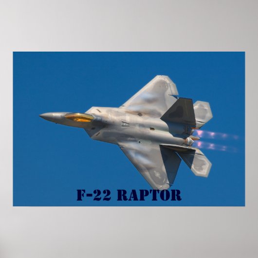 F22 RAPTOR POSTER (Voorkant)