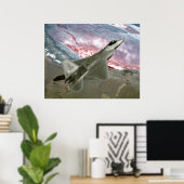 F22 Raptor Poster (Thuiskantoor)