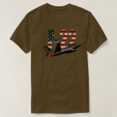 F22 Raptordrone 1 T-shirt (Design voorkant)