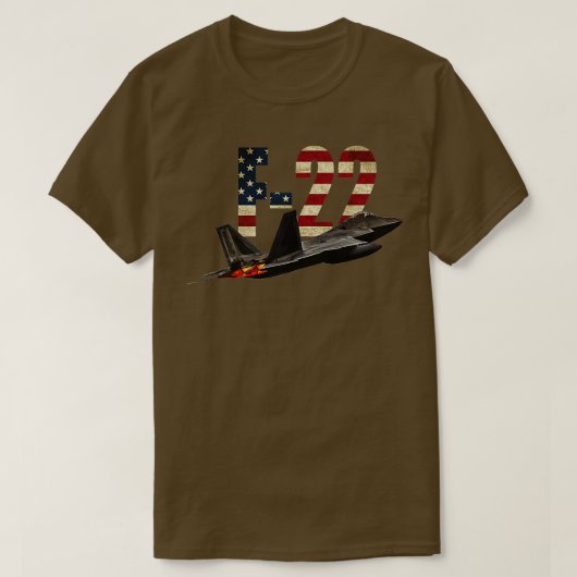 F22 Raptordrone 1 T-shirt (Design voorkant)