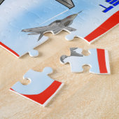 F22 Verkrachtingsstraalvliegtuig Legpuzzel (Zijkant)