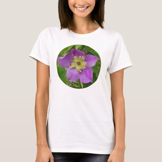 F24w Alberta Wilde Roos Prickly Rose T-shirt (Voorkant)