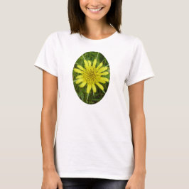 F26w Gele Wilde Bloem Geitenbaard T-shirt