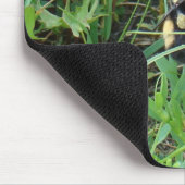 F2 Bijen op Paarse wilde bloemen Muismat (Hoek)