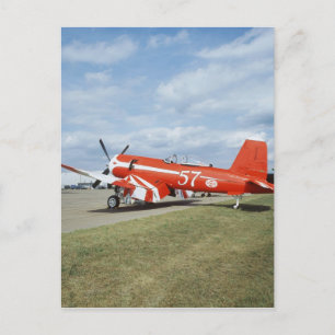 F2G-1D Super Corsair-vliegtuig op de luchtshow in Briefkaart