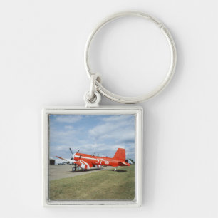 F2G-1D Super Corsair-vliegtuig op de luchtshow in Sleutelhanger