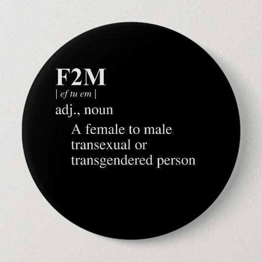 F2M DEFINITIE RONDE BUTTON 4,0 CM (Voorkant)