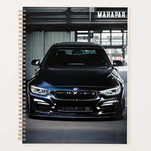 F30 Widebody Black Carbon JDM Planner (Voorkant)