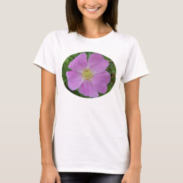 F31w Prairie Wilde Roos "Rosa arkansana" T-shirt