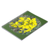 F33w - Gele wilde bloemen Notitieboek (Linkerzijde)