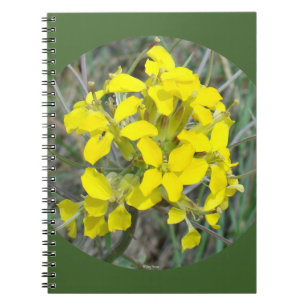 F33w Gele Wilde Bloemen Notitieboek