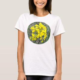 F33w - Gele wilde bloemen T-shirt