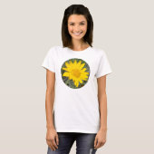 F34wmb Gele Wilde Bloem Sneezeweed T-shirt (Voorkant volledig)