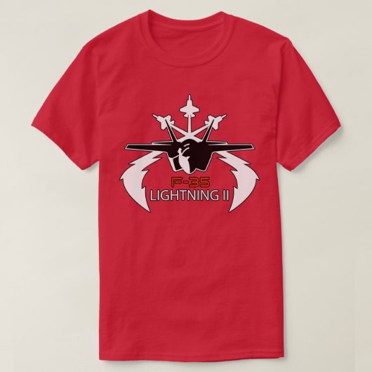 F35 bliksem II T-shirt (Design voorkant)
