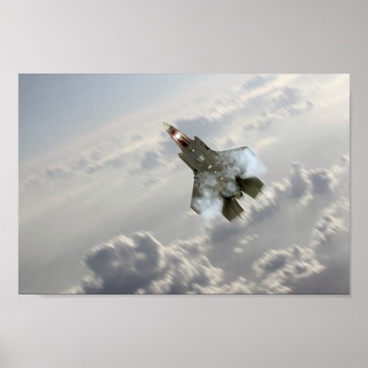 F35 klimmen poster (Voorkant)