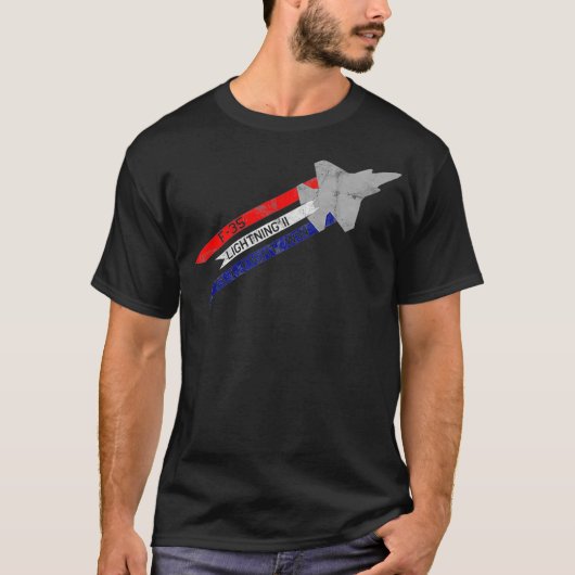 F35 Lightning II Jet Fighter Fly Win T-shirt (Voorkant)
