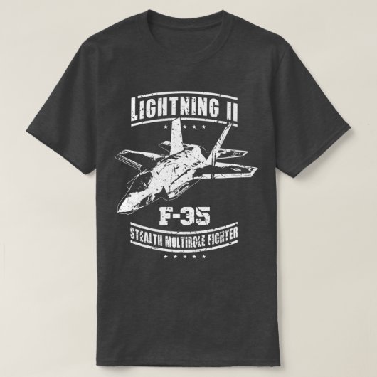 F35 Lightning II USAF Stealth Multirole Fighter Je T-shirt (Design voorkant)