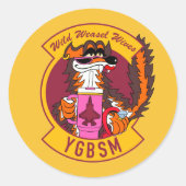 F35 Wild Weasel-echtgenotes sticker (Voorkant)