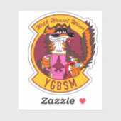 F35 Wild Weasel-echtgenotes vinyl sticker (Vel)