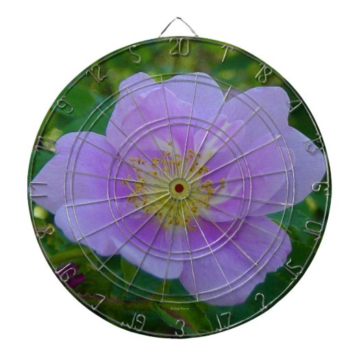 F37 Wilde Roos Dartbord (Voorkant)