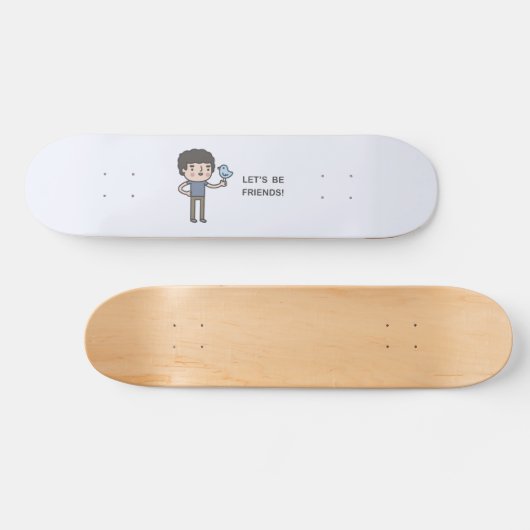 F3F5FF PERSOONLIJK SKATEBOARD (Horizontaal)