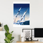 F3H-1 DEMONS POSTER (Thuiskantoor)