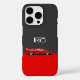 F40 Classic holy trinity car iPhone 16 Pro Hoesje