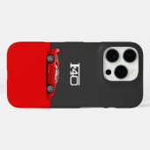 F40 Classic holy trinity car Case-Mate iPhone Case (Achterkant (horizontaal))