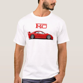 F40 Classic holy trinity car T-shirt