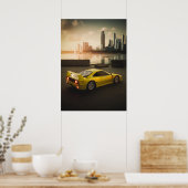 F40 in de stad: Raw Power and Beauty Poster (Keuken)