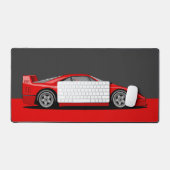 F40 Klassieke heilige drievuldigheid auto Bureaumat (Keyboard & Muis)