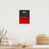 F40 Klassieke heilige drievuldigheid auto Poster (Keuken)