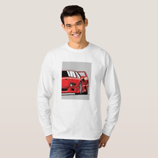F40 Racing T-shirt (Voorkant volledig)